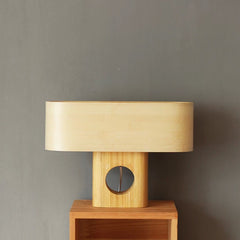 Bamboo skin lamp - table lamp - wooden lamp - bed stand lamp